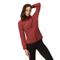 Mineral Red-Rumba Red - Lifestyle - Regatta Womens-Ladies Kinwood Full Zip Fleece Jacket