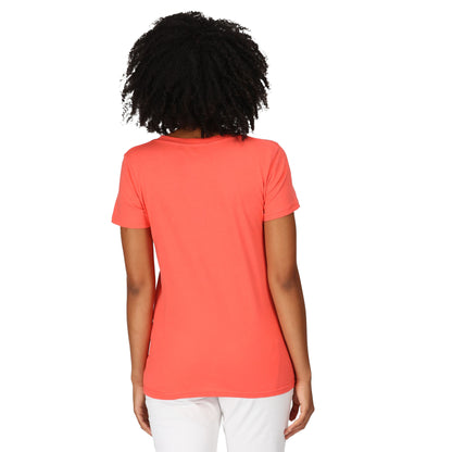 Peach Bloom - Close up - Regatta Womens-Ladies Filandra VII Sun´s Out T-Shirt