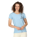 Powder Blue - Pack Shot - Regatta Womens-Ladies Filandra VII By The Sea Anchor T-Shirt