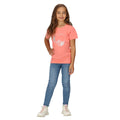 Shell Pink - Pack Shot - Regatta Childrens-Kids Bosley VI Heart T-Shirt