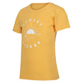 Amber Yellow - Side - Regatta Childrens-Kids Bosley VI Sunset T-Shirt