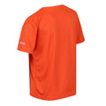 Blaze Orange - Lifestyle - Regatta Childrens-Kids Alvarado VII Triangle T-Shirt