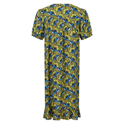 Cardamom Seed - Back - Regatta Womens-Ladies Orla Kiely Passion Flower Smock Dress