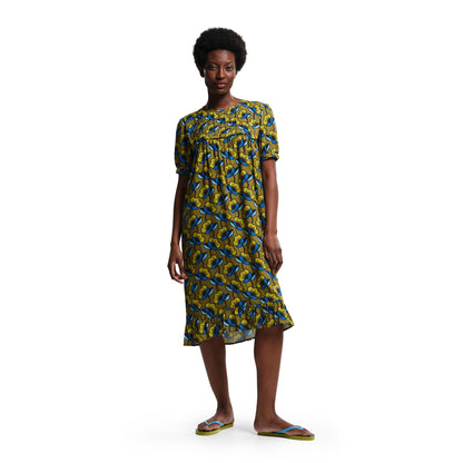 Cardamom Seed - Pack Shot - Regatta Womens-Ladies Orla Kiely Passion Flower Smock Dress