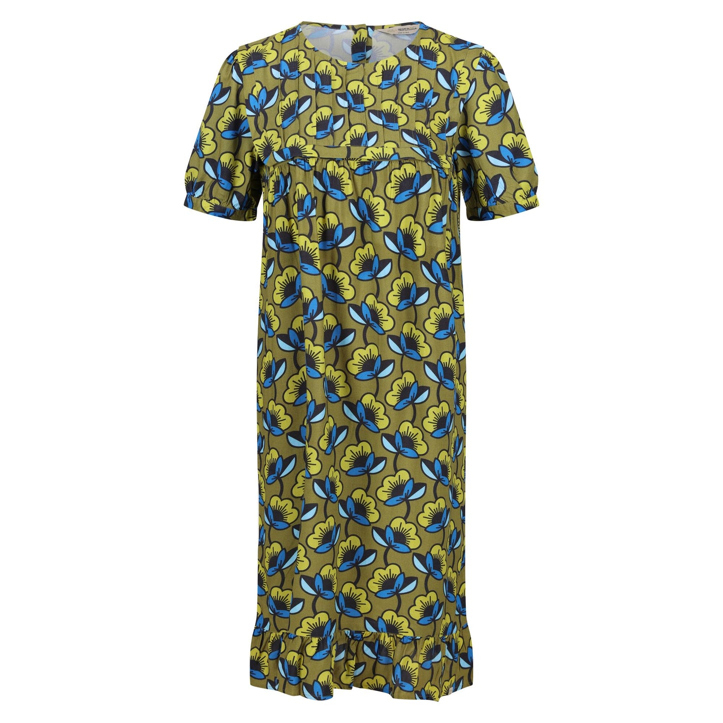 Cardamom Seed - Front - Regatta Womens-Ladies Orla Kiely Passion Flower Smock Dress