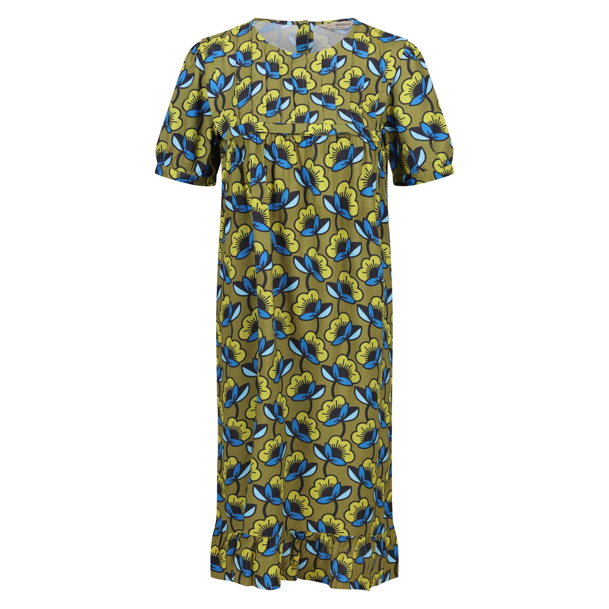 Cardamom Seed - Front - Regatta Womens-Ladies Orla Kiely Passion Flower Smock Dress