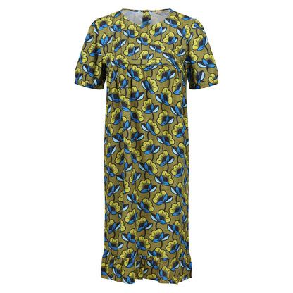 Cardamom Seed - Front - Regatta Womens-Ladies Orla Kiely Passion Flower Smock Dress
