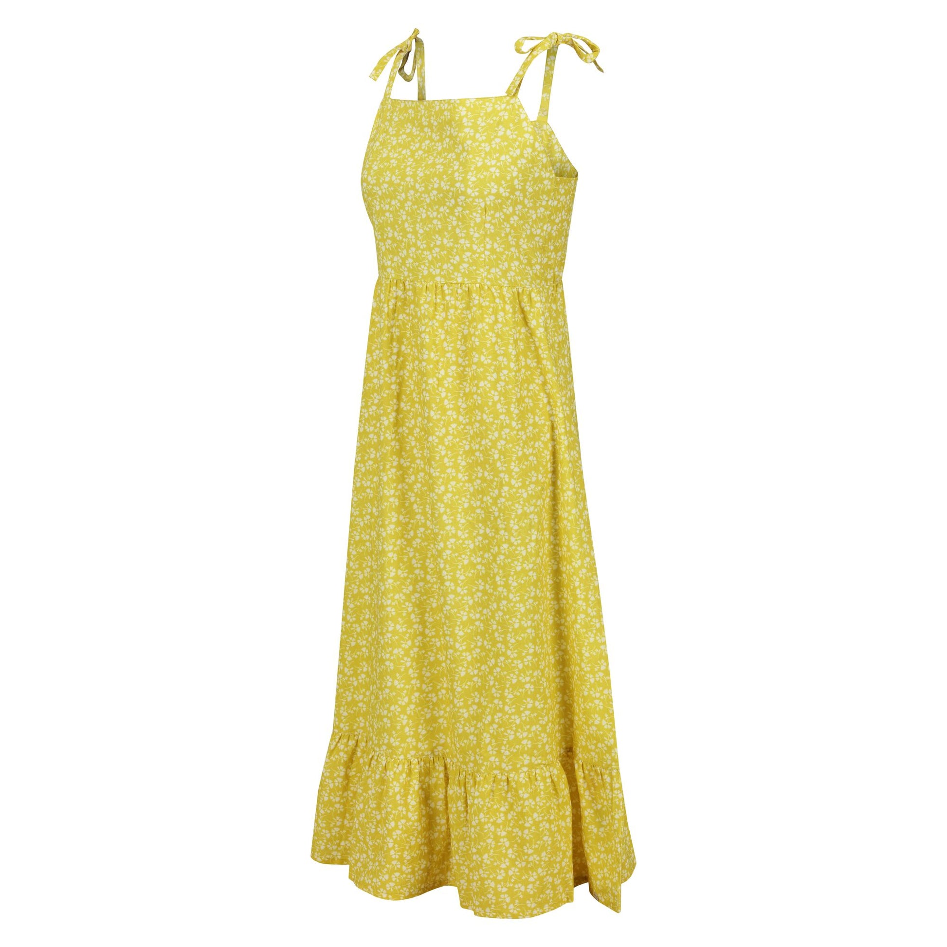 Yellow - Side - Regatta Womens-Ladies Orla Kiely Parsley Sundress