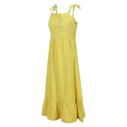 Yellow - Side - Regatta Womens-Ladies Orla Kiely Parsley Sundress