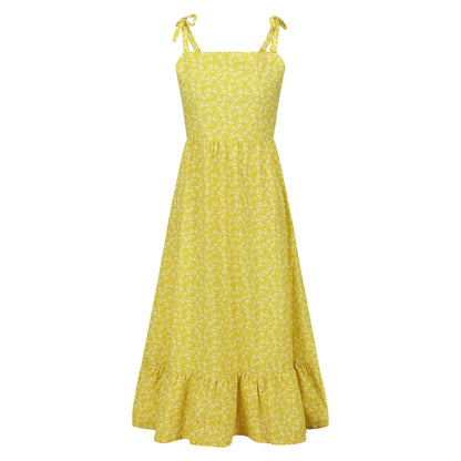 Yellow - Front - Regatta Womens-Ladies Orla Kiely Parsley Sundress