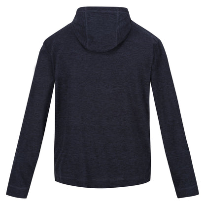 Navy - Back - Regatta Mens Shorebay Marl Full Zip Hoodie