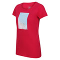 Pink Potion - Side - Regatta Womens-Ladies Breezed III Floral T-Shirt
