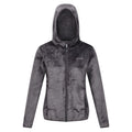 Seal Grey - Front - Regatta Womens-Ladies Julissa III Fluffy Full Zip Fleece Jacket