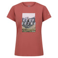 Terracotta - Front - Regatta Womens-Ladies Fingal VII Keep Going T-Shirt