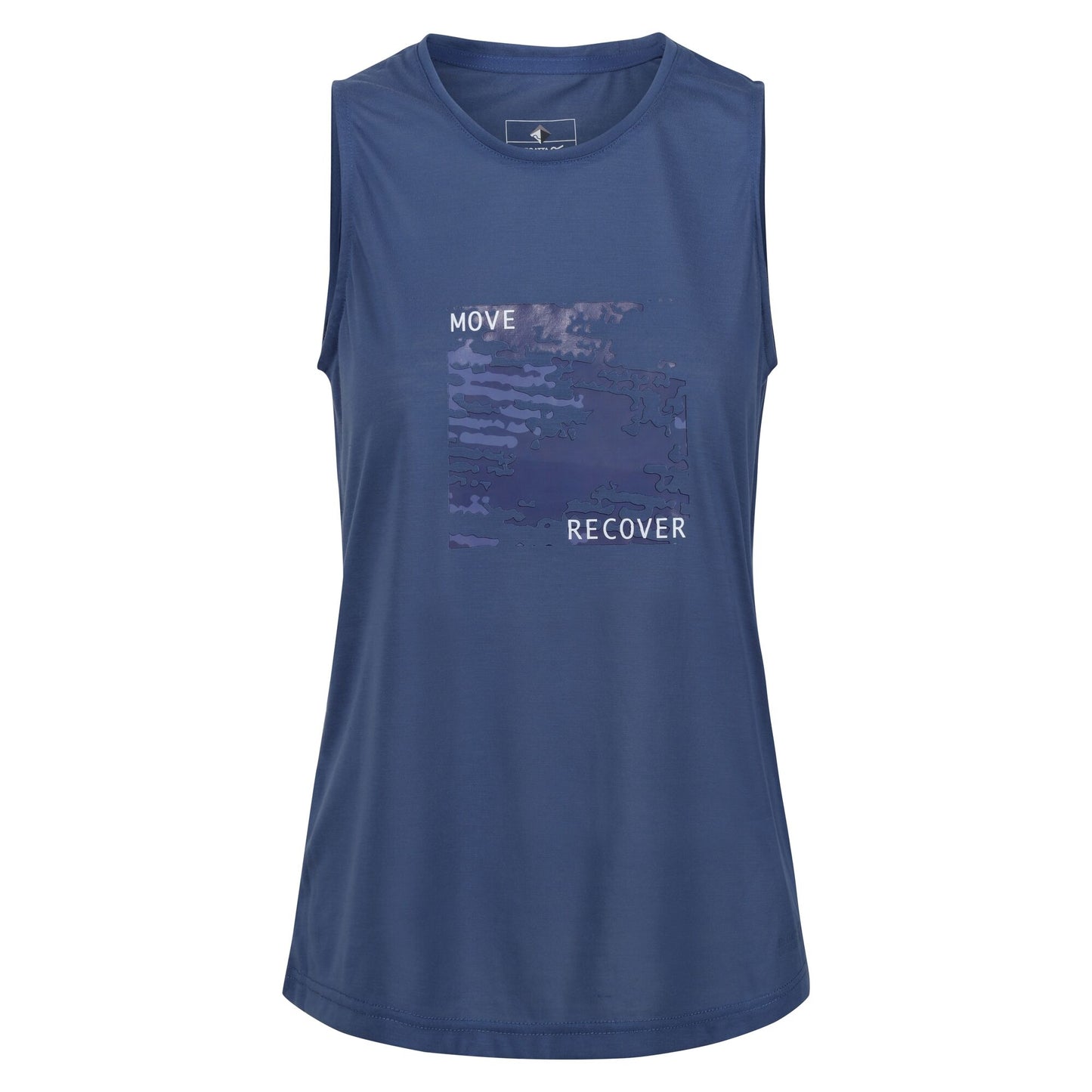 Dusty Denim - Front - Regatta Womens-Ladies Freedale II Move Recover Vest Top