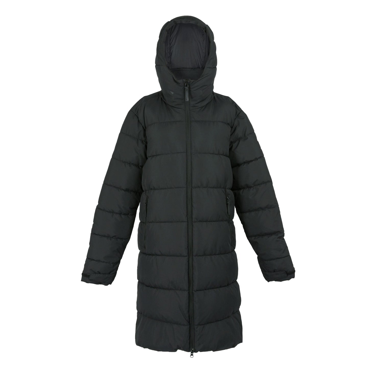 Black - Front - Regatta Mens Hallin II Padded Jacket