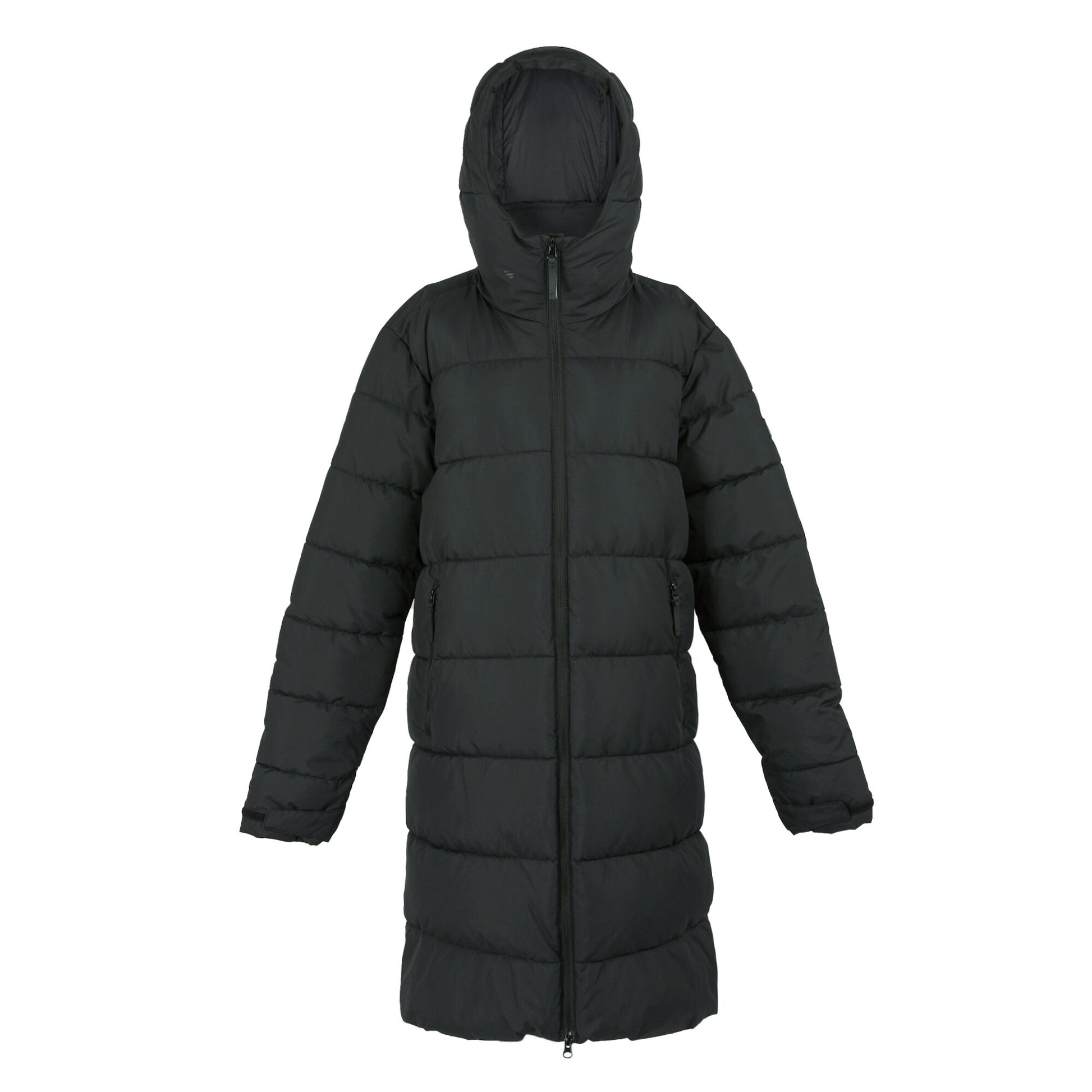 Black - Front - Regatta Mens Hallin II Padded Jacket