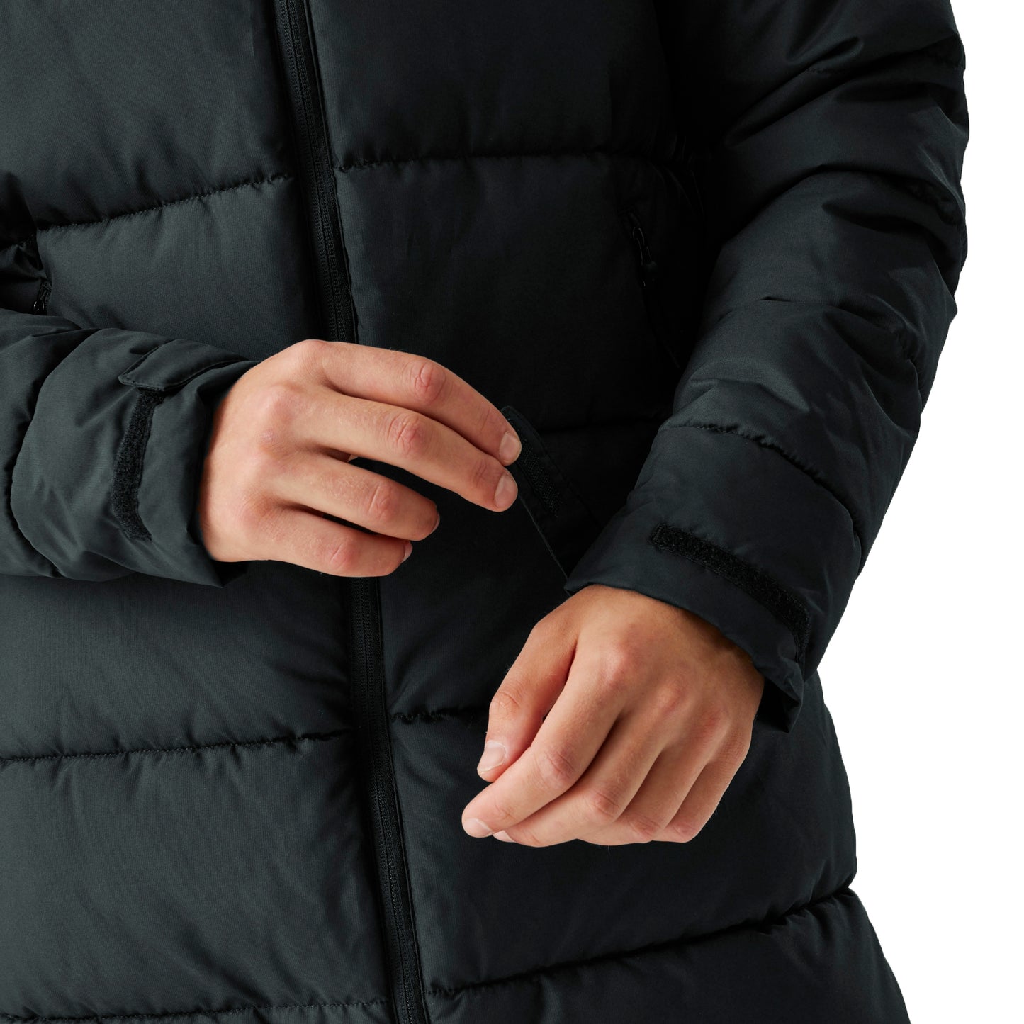 Black - Lifestyle - Regatta Mens Hallin II Padded Jacket