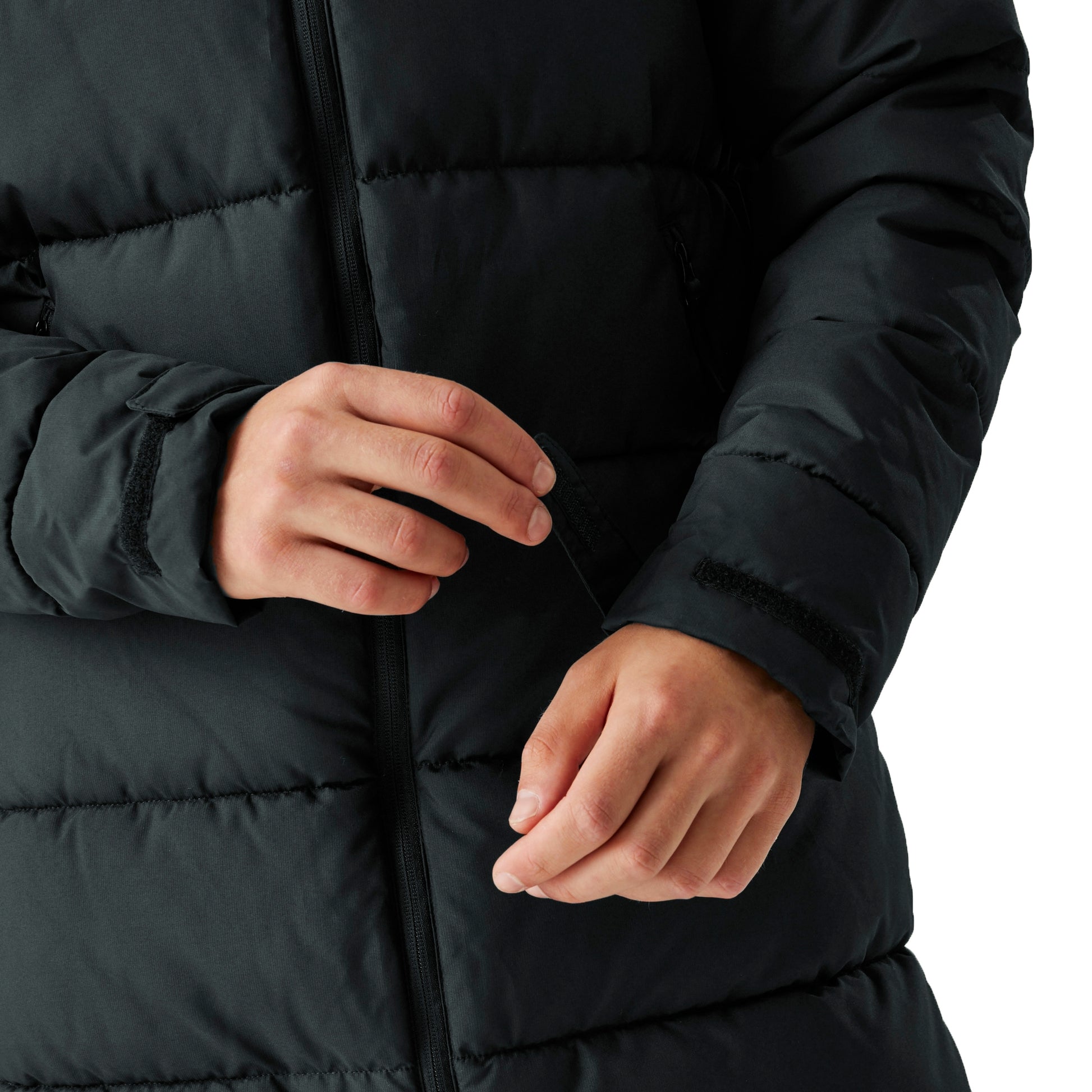 Black - Lifestyle - Regatta Mens Hallin II Padded Jacket