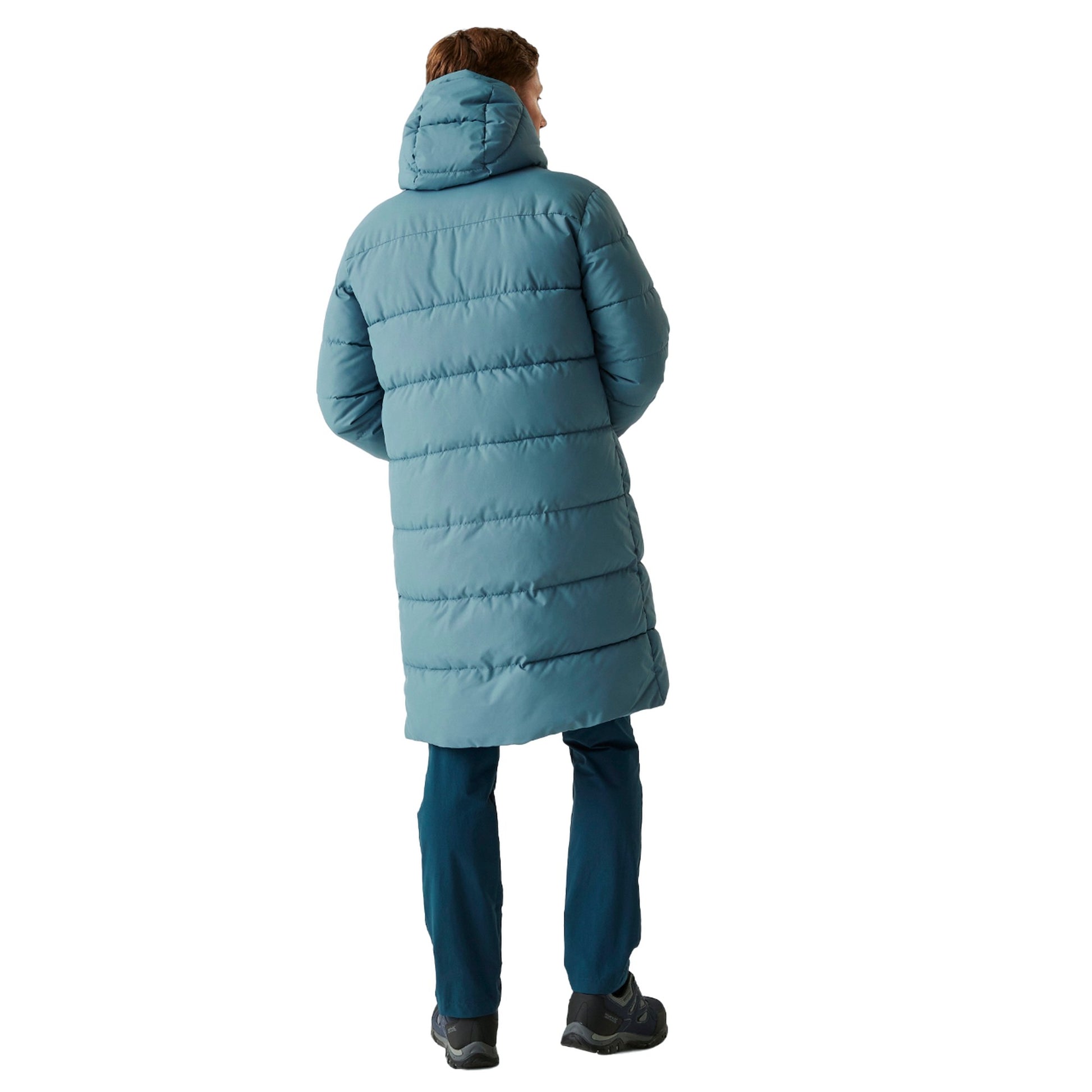 Grey Mirage - Close up - Regatta Mens Hallin II Padded Jacket