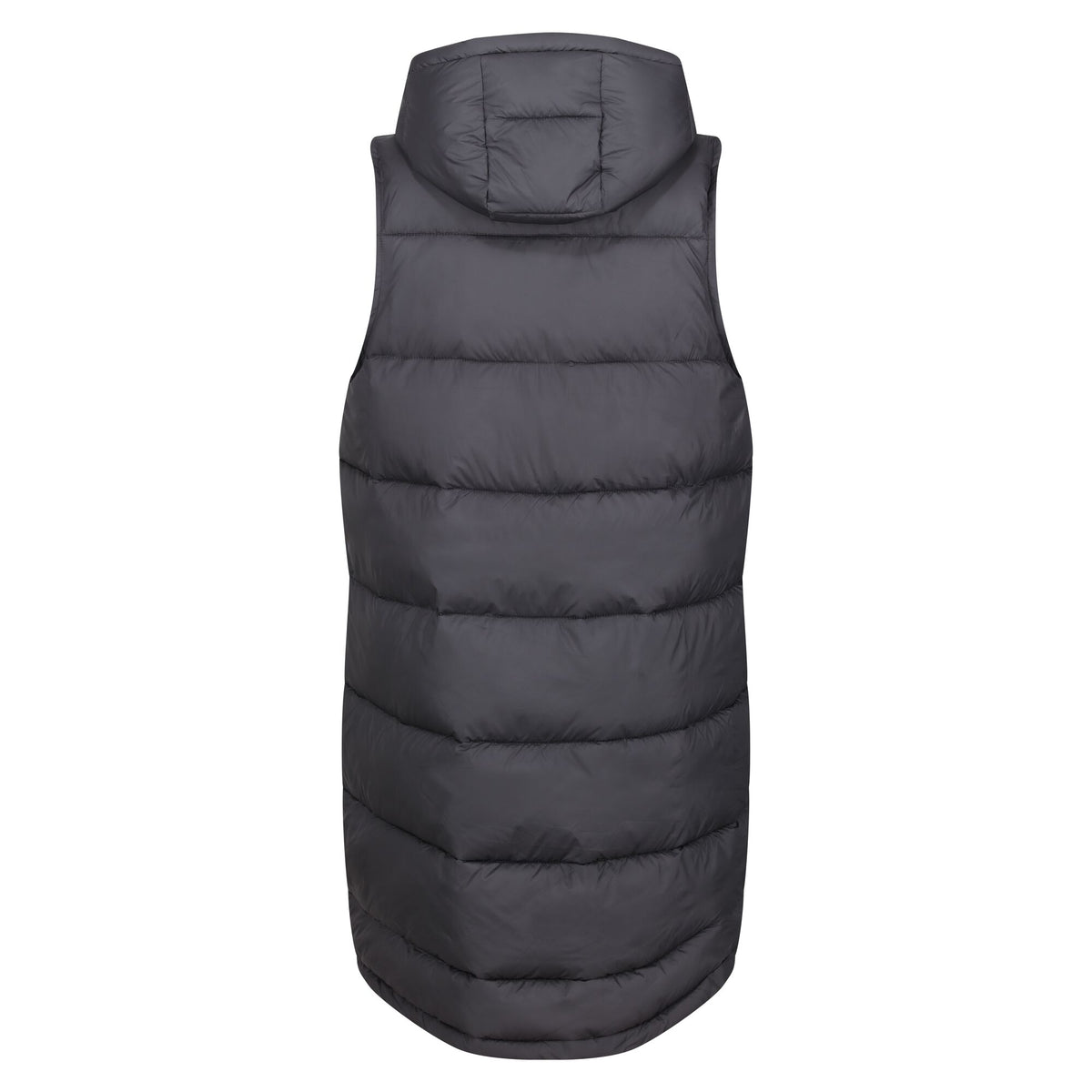 Seal Grey-Quiet Green - Back - Regatta Womens-Ladies Ganella Long Length Gilet