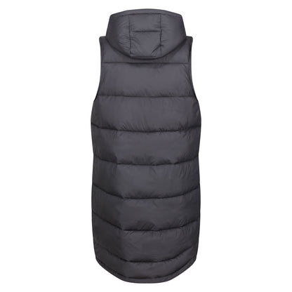 Seal Grey-Quiet Green - Back - Regatta Womens-Ladies Ganella Long Length Gilet