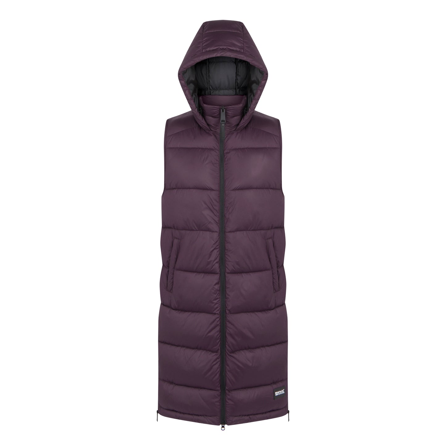 Deep Plum - Front - Regatta Womens-Ladies Ganella Long Length Gilet