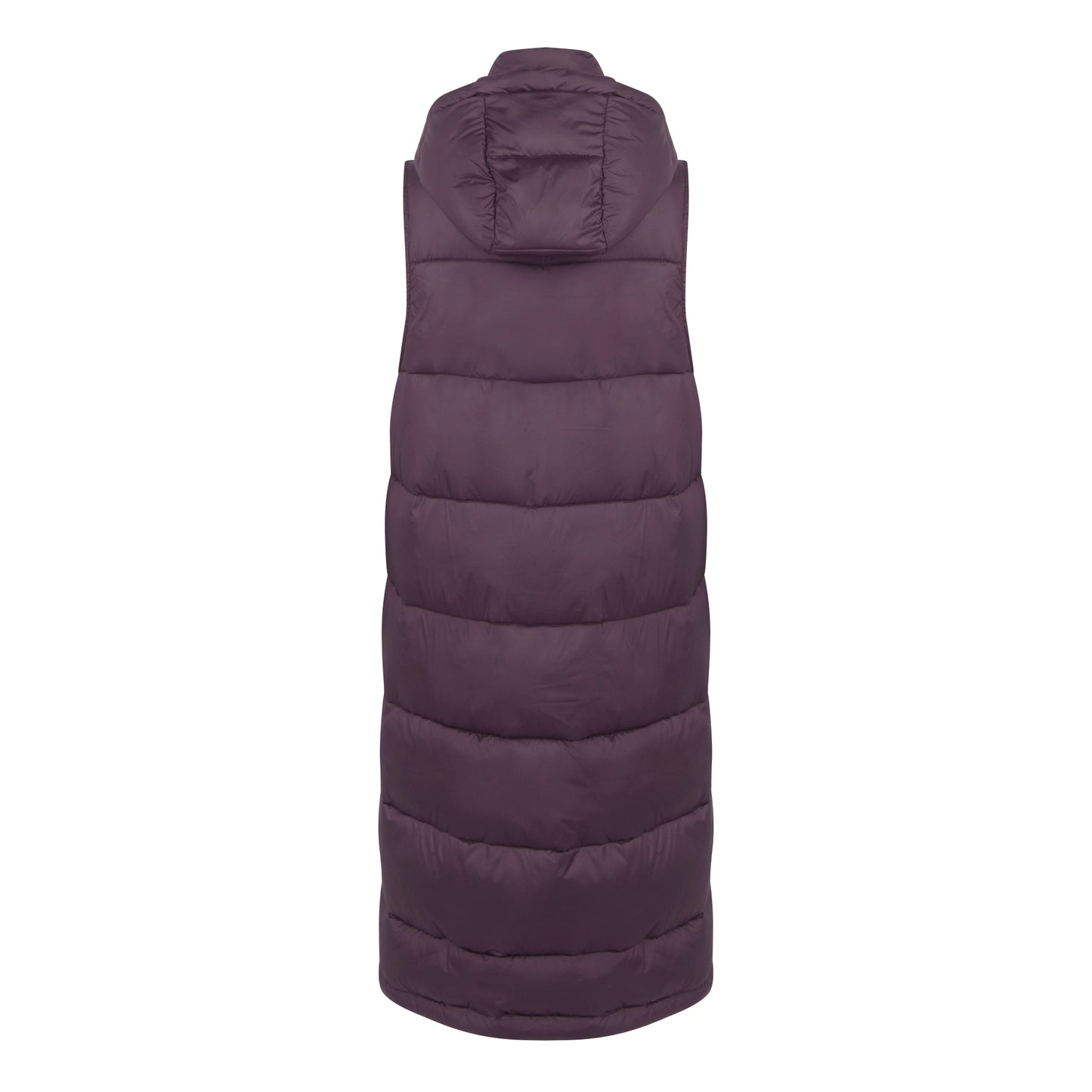 Deep Plum - Back - Regatta Womens-Ladies Ganella Long Length Gilet