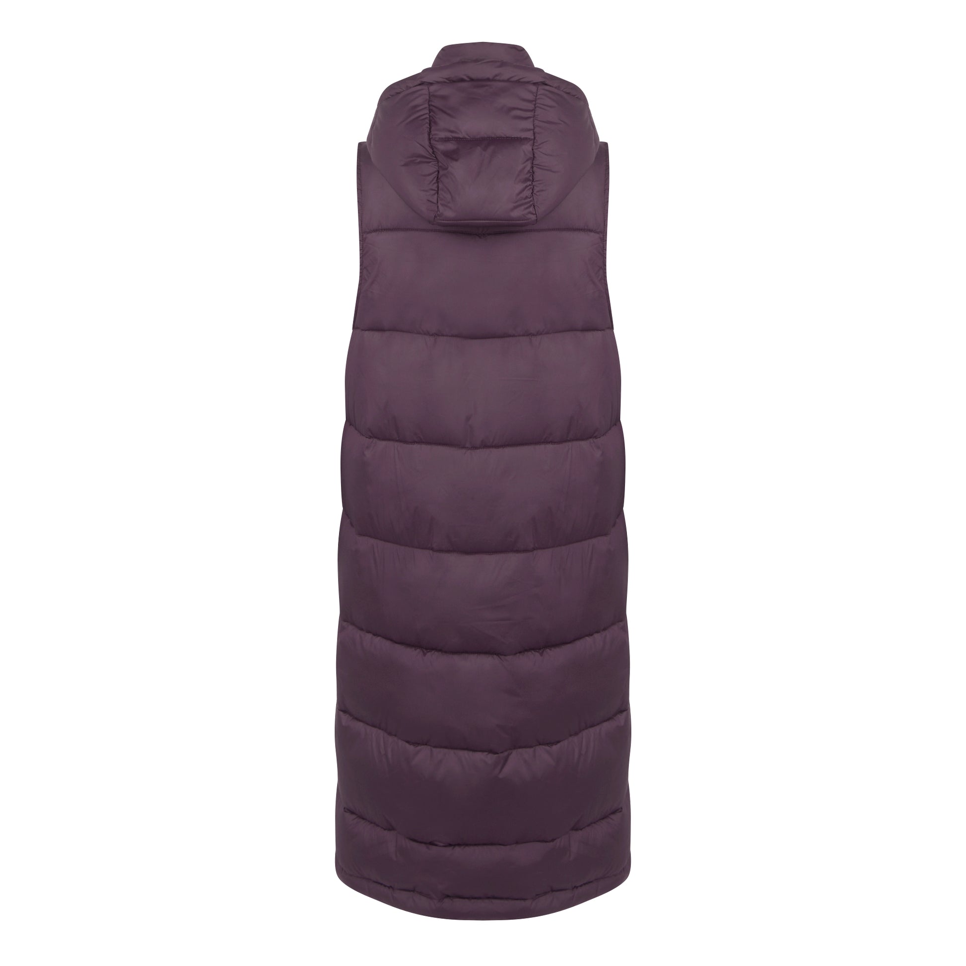 Deep Plum - Back - Regatta Womens-Ladies Ganella Long Length Gilet