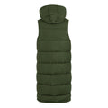 Dark Khaki - Back - Regatta Womens-Ladies Ganella Long Length Gilet