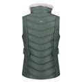 Dark Forest Green - Back - Regatta Womens-Ladies Wildrose Baffled Gilet