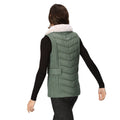 Dark Forest Green - Pack Shot - Regatta Womens-Ladies Wildrose Baffled Gilet