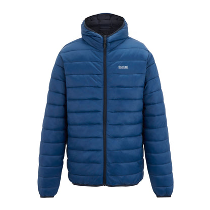 Aviator Blue - Front - Regatta Mens Marizion Baffled Hooded Padded Jacket