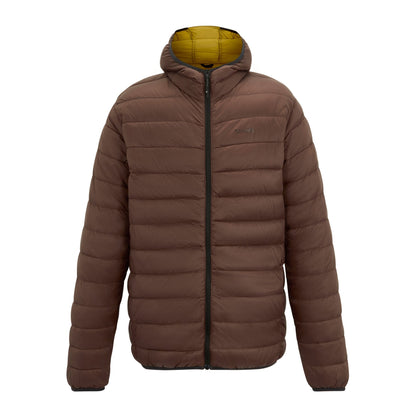 Coffee Grounds - Front - Regatta Mens Marizion Baffled Hooded Padded Jacket