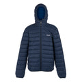 Navy-Olympic Blue - Front - Regatta Mens Marizion Baffled Hooded Padded Jacket