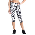 Black-White - Lifestyle - Dare 2B Womens-Ladies Influential Graffiti 3-4 Leggings