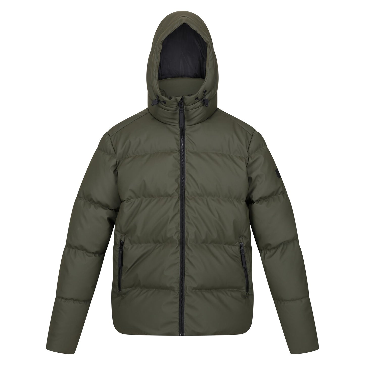 Dark Khaki - Front - Regatta Mens Saltern Padded Jacket