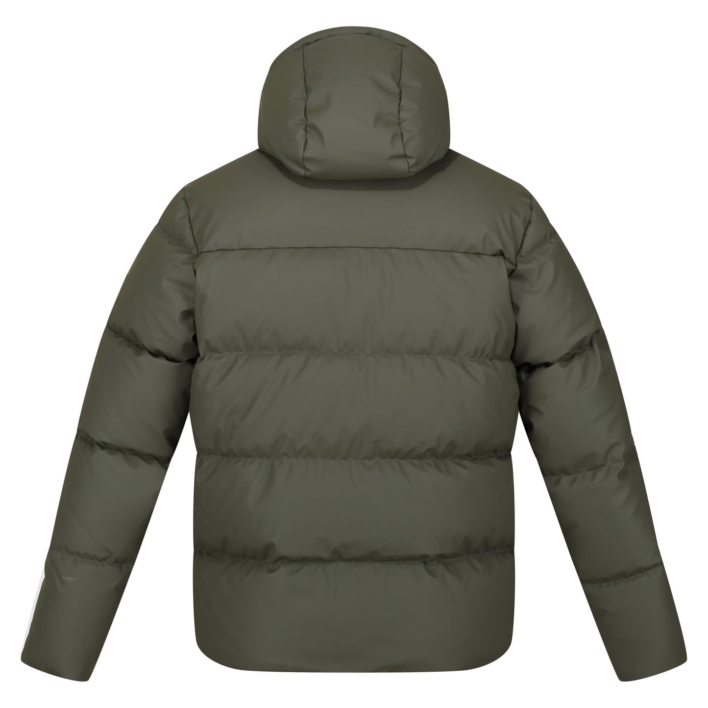 Dark Khaki - Back - Regatta Mens Saltern Padded Jacket