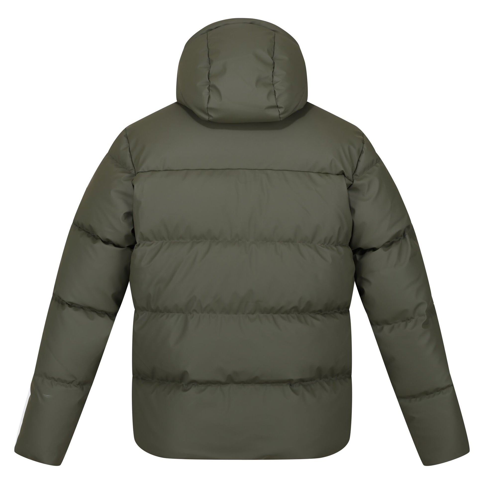 Dark Khaki - Back - Regatta Mens Saltern Padded Jacket