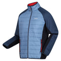 Coronet Blue-Moonlight Denim - Side - Regatta Mens Clumber IV Full Zip Hybrid Jacket