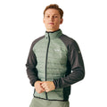 Agave Green-Ash - Back - Regatta Mens Clumber IV Full Zip Hybrid Jacket