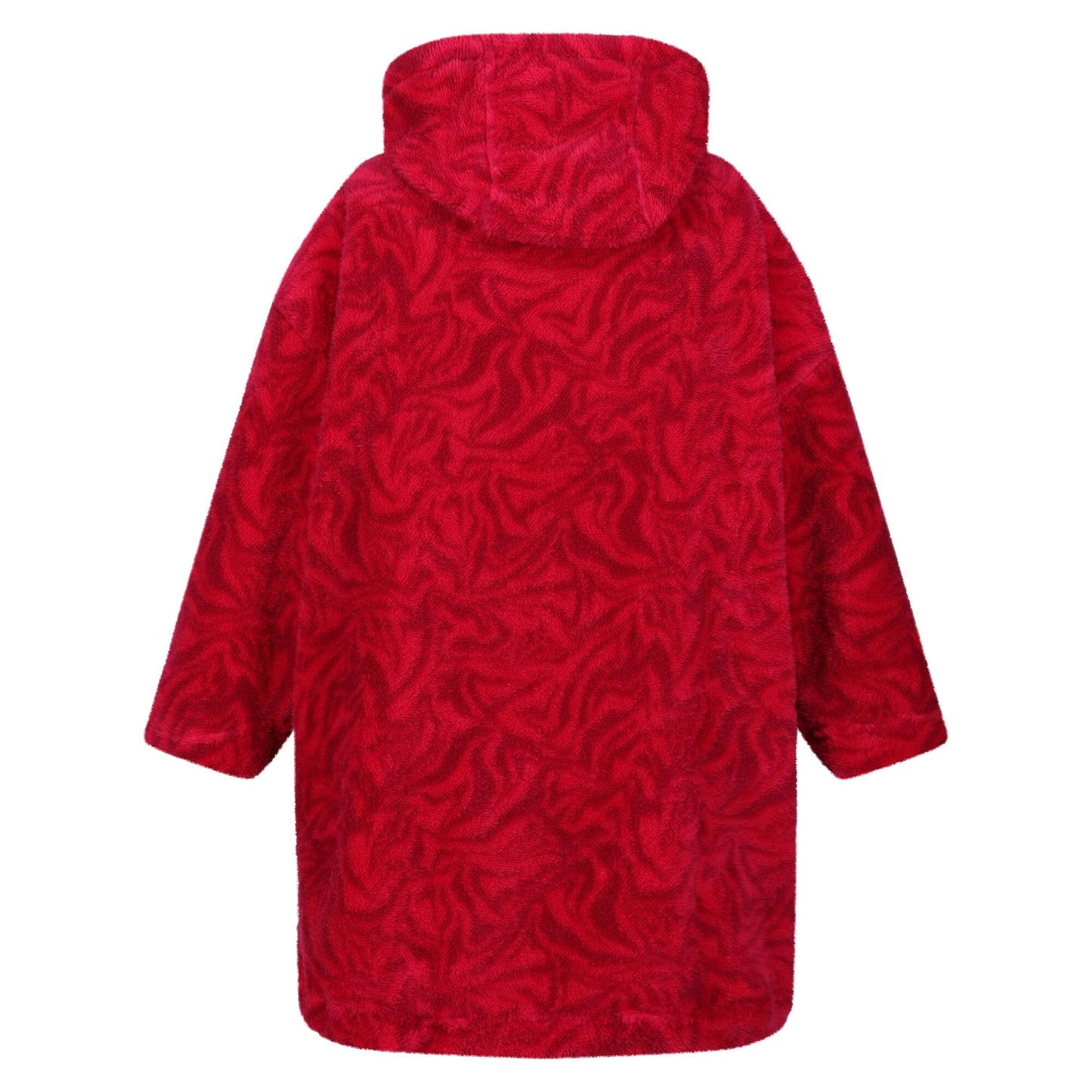 Pink Potion - Back - Regatta Childrens-Kids Cosy Zebra Print Poncho