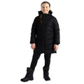 Black - Close up - Dare 2B Girls Striking III Quilted Parka