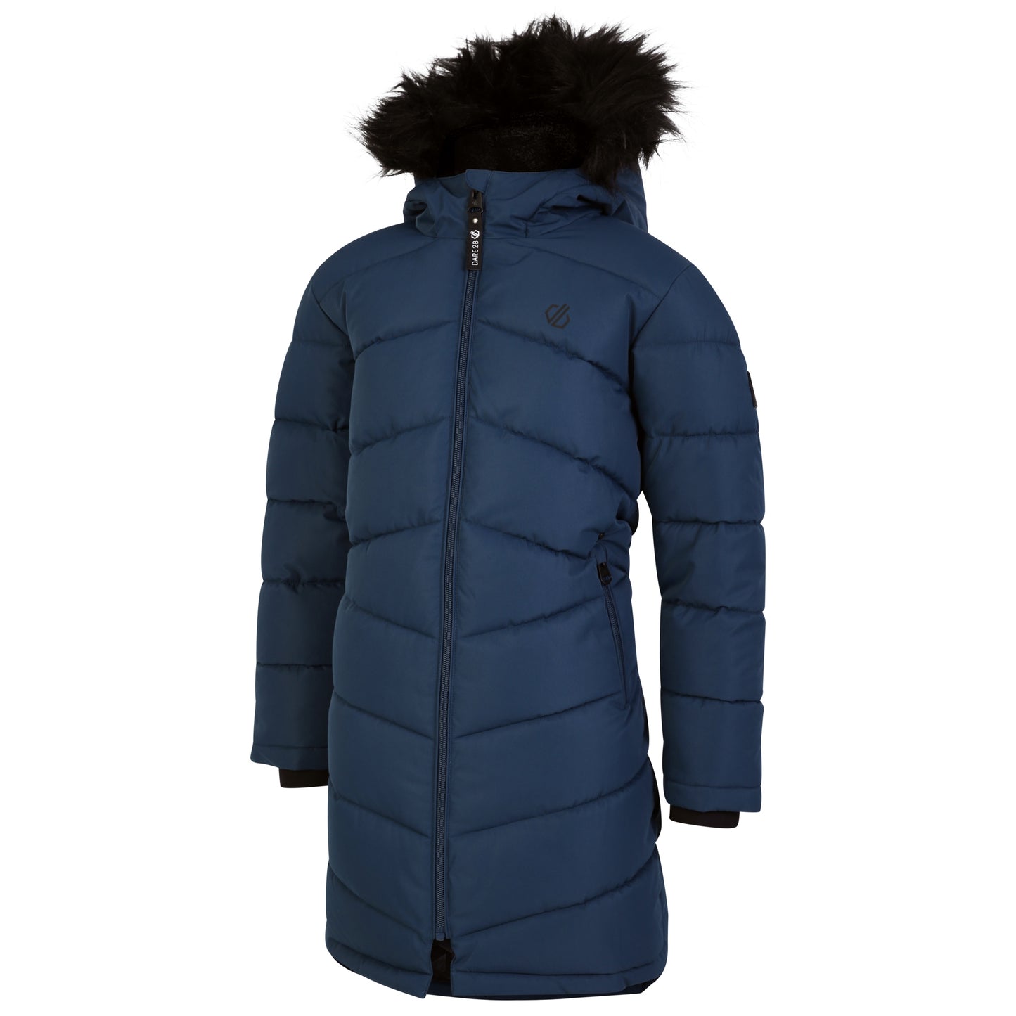 Moonlight Denim - Side - Dare 2B Girls Striking III Quilted Parka