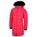 Berry Pink - Side - Dare 2B Girls Striking III Quilted Parka