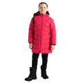 Berry Pink - Close up - Dare 2B Girls Striking III Quilted Parka