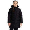 Black - Lifestyle - Dare 2B Girls Striking III Quilted Parka
