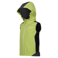 Green Algae-Seal Grey - Side - Regatta Childrens-Kids Acidity VI Lightweight Hooded Gilet