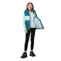 Gulfstream-Sea Haze - Close up - Regatta Childrens-Kids Lofthouse Heavyweight Body Warmer