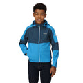 Indigo Blue-Blue Wing - Pack Shot - Regatta Childrens-Kids Acidity VI Lightweight Soft Shell Jacket